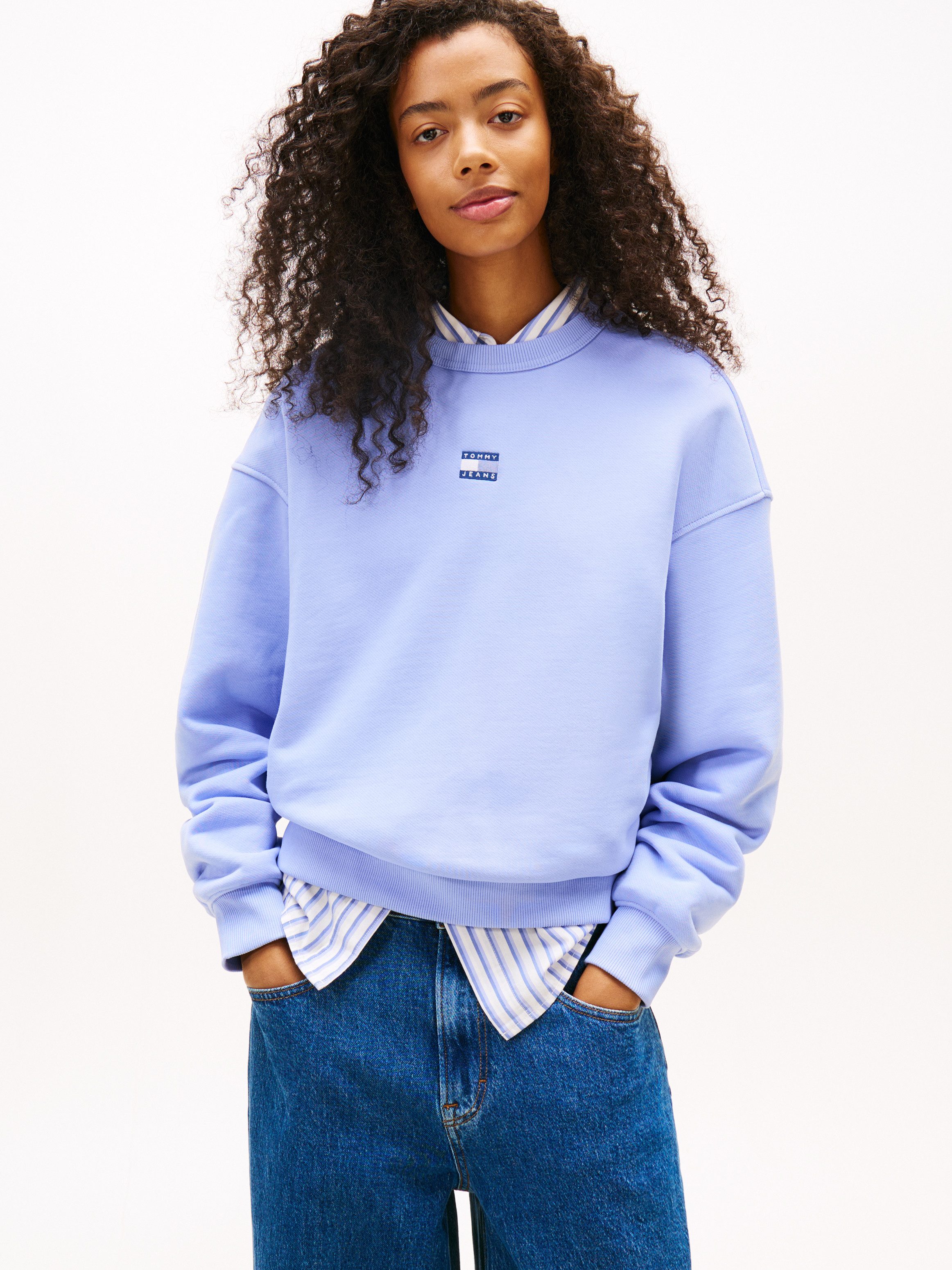 Tommy Jeans Sweatshirt Sweatshirt TJW BXY BADGE mit Dropshoulder-Design und günstig online kaufen
