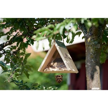 Haba Futterhaus Terra Kids Futterhaus-Bausatz, durch clevere Konstruktion bleibt Futter trocken