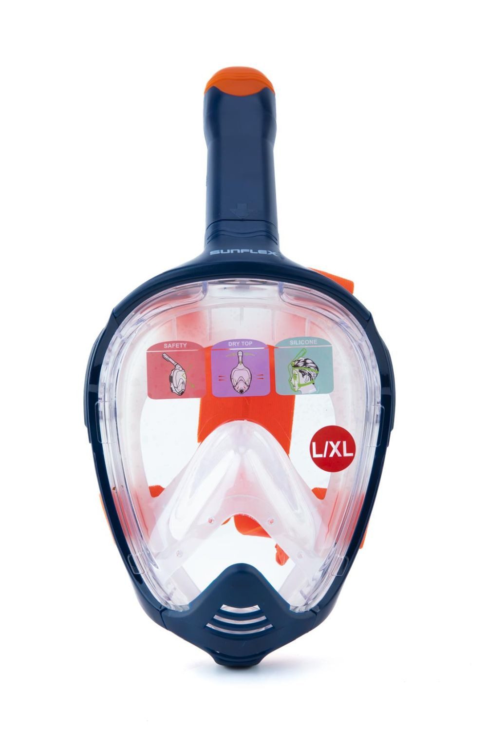 Sunflex Schwimmbrille Full Face Mask Kraken L/XL, Wassersport