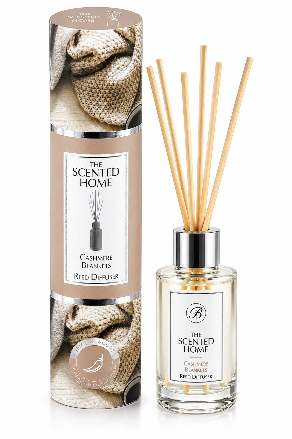 Ashleigh & Burwood Raumduft Cashmere Blankets (1-St), Raumduft mit Rattanstäbchen 150 ml