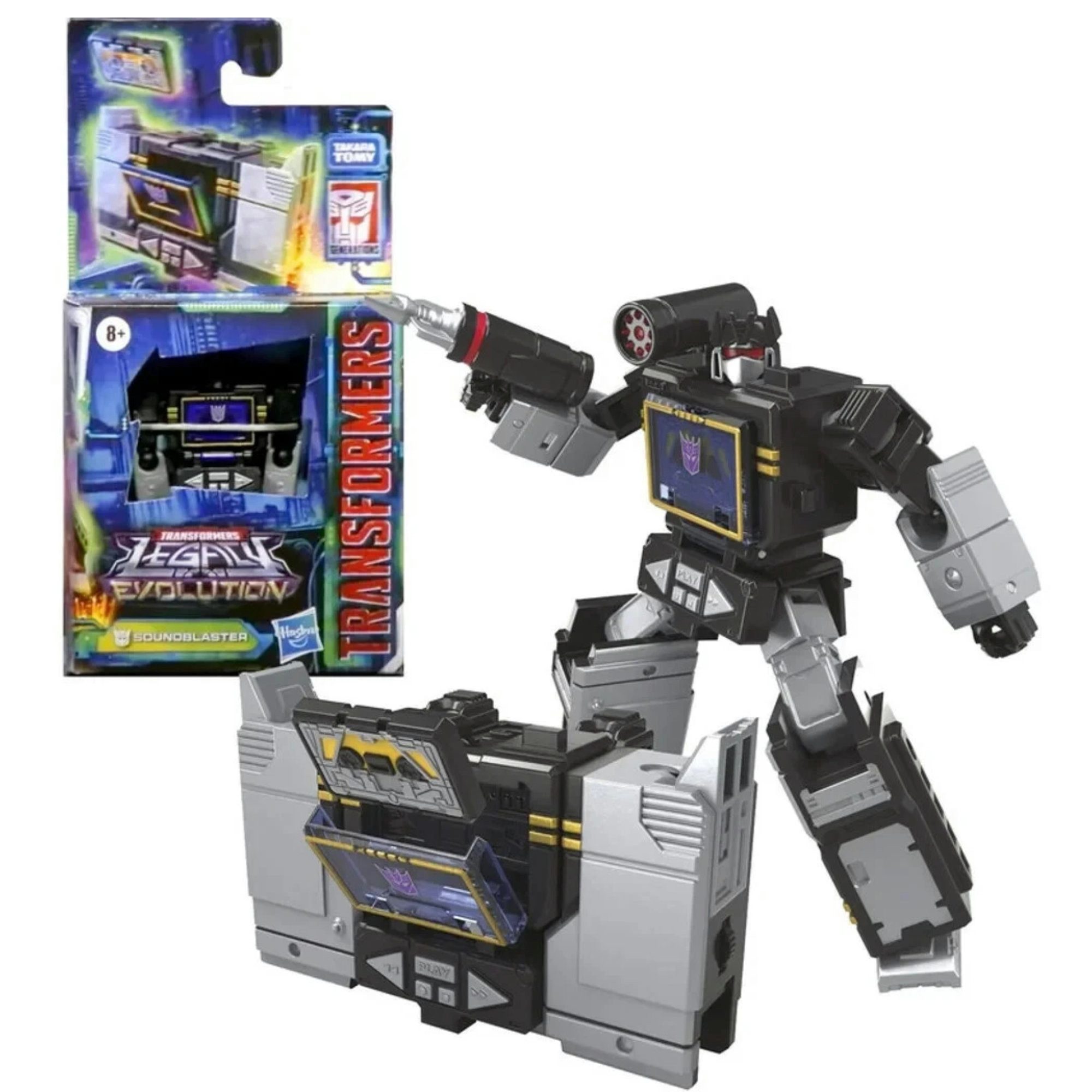 Transformers Actionfigur Transformers Legacy Evolution Sludge Slug Soundblaster Actionfigur