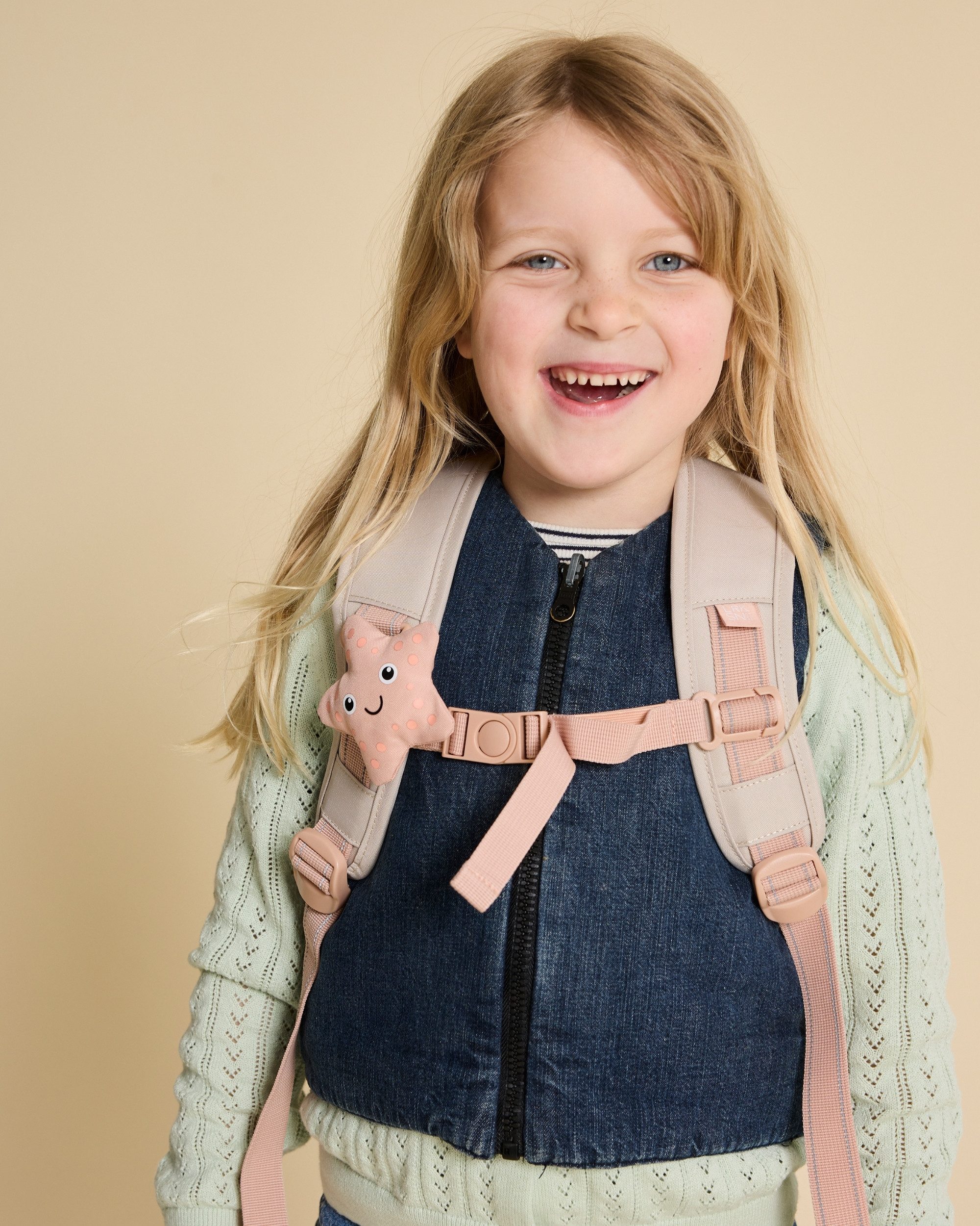 LARKSON Kinderrucksack Knut Rucksack für Mädchen & Jungen, Kleiner Kinderrucksack mit Brustgurt