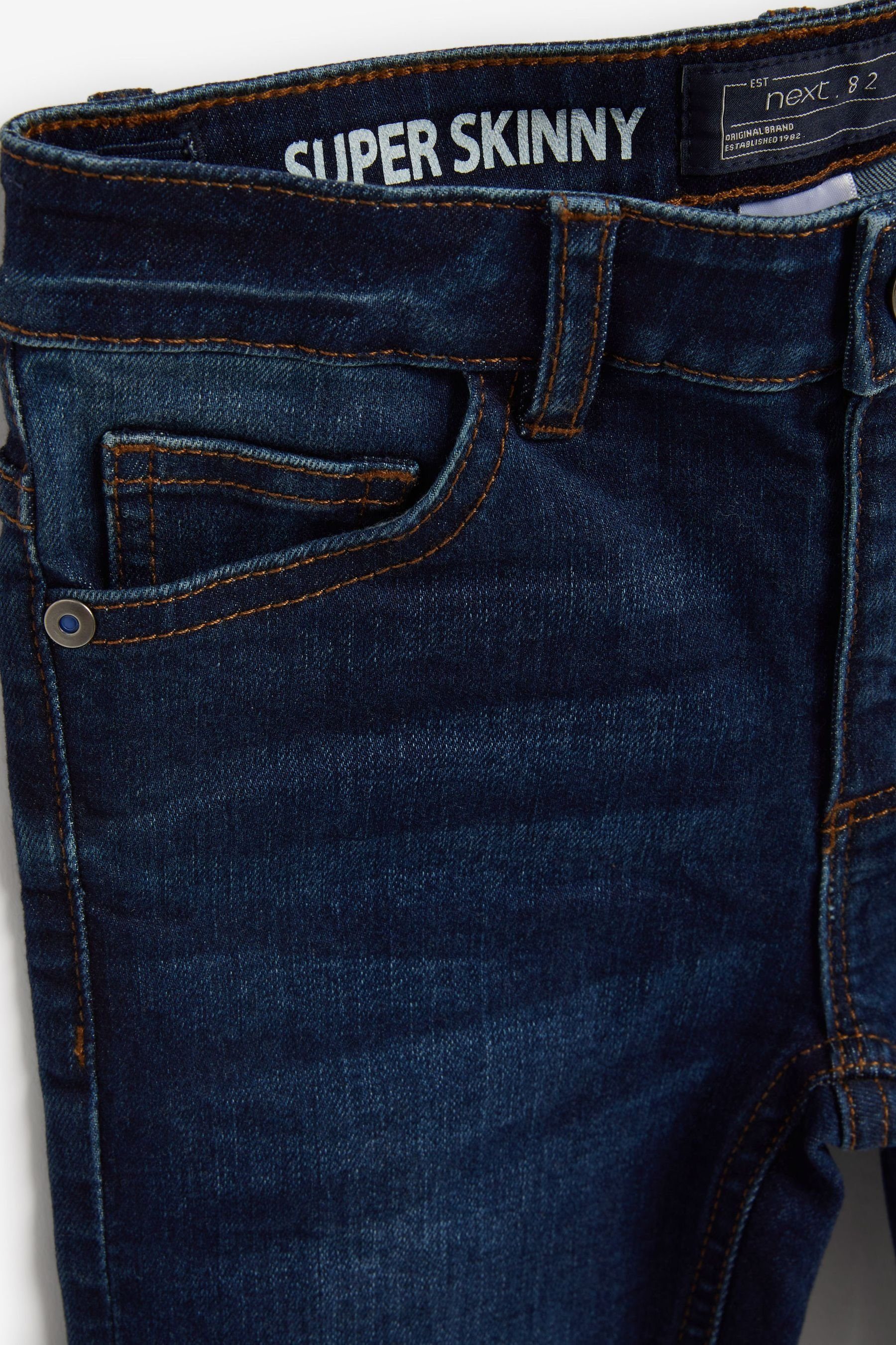 Next Skinny-fit-Jeans Five-Pocket-Jeans Indigo (1-tlg) Super-Skinny-Fit im