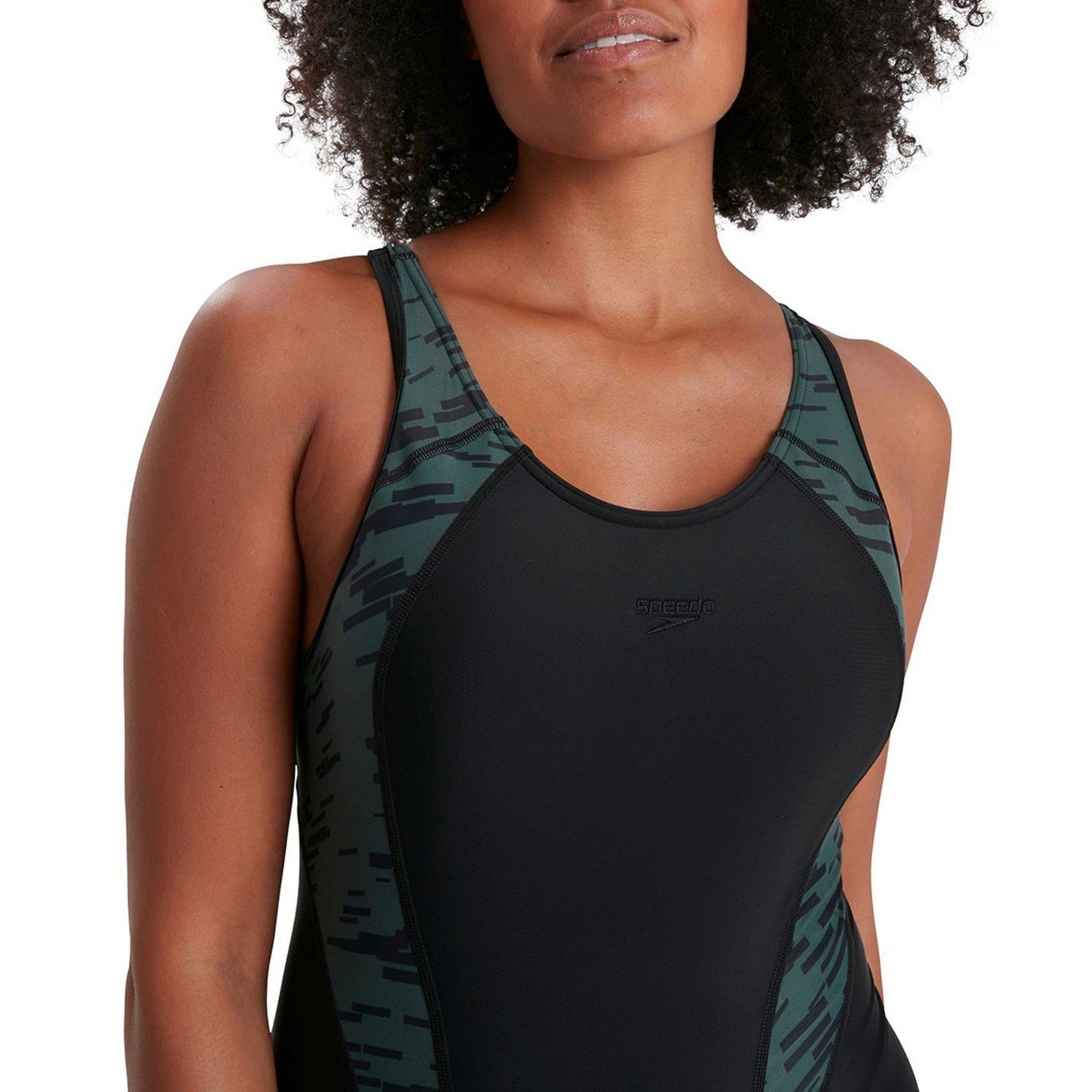 Speedo Badeanzug Panel Laneback Badeanzug