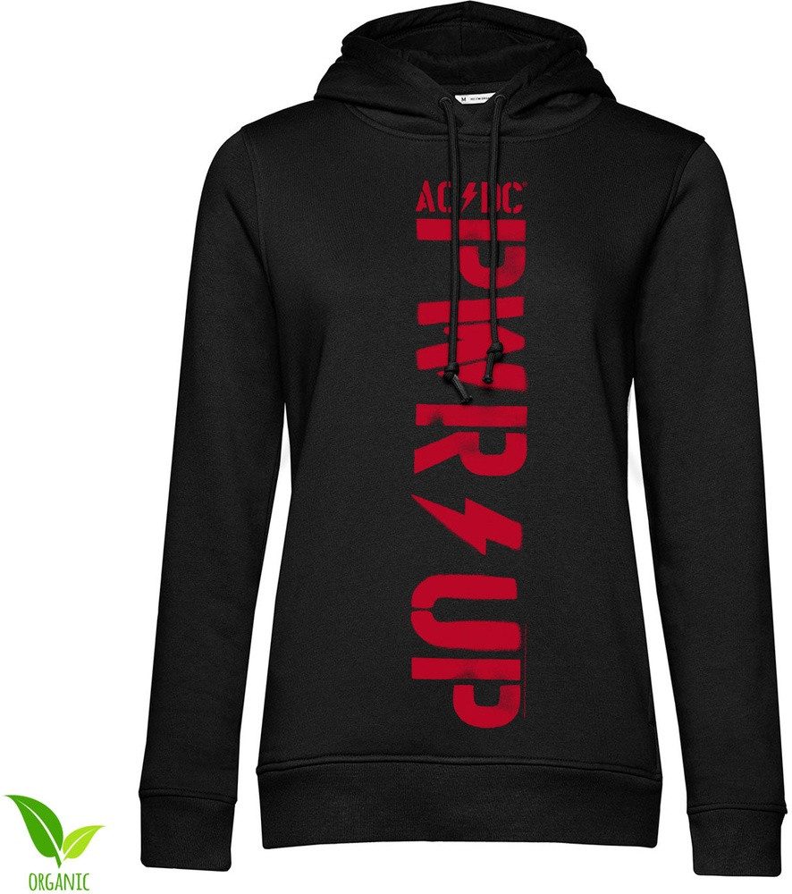 AC/DC Hoodie Pwr Up Vertical Logo Girly Hoodie