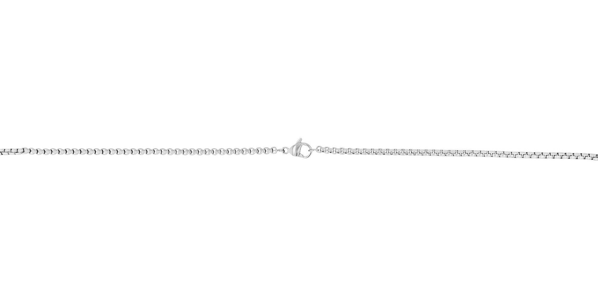Adelia´s Gliederkette Halskette – Venezianerkette aus Edelstahl 60 cm, Ideal als Geschenk – dezent und elegant