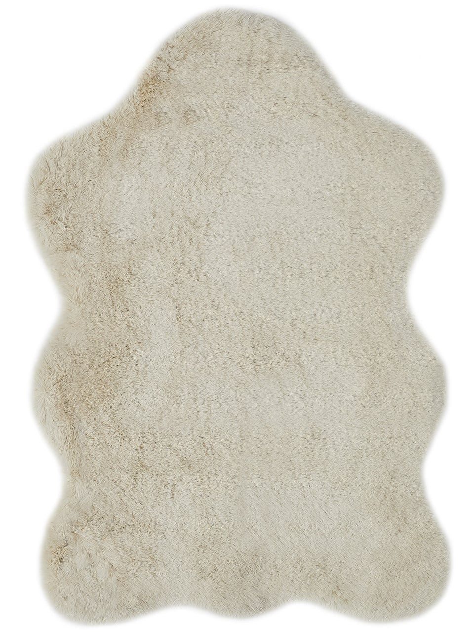 Andiamo Fellteppich Andiamo Kunstfell Coste, beige, ca. 55 x 80 cm
