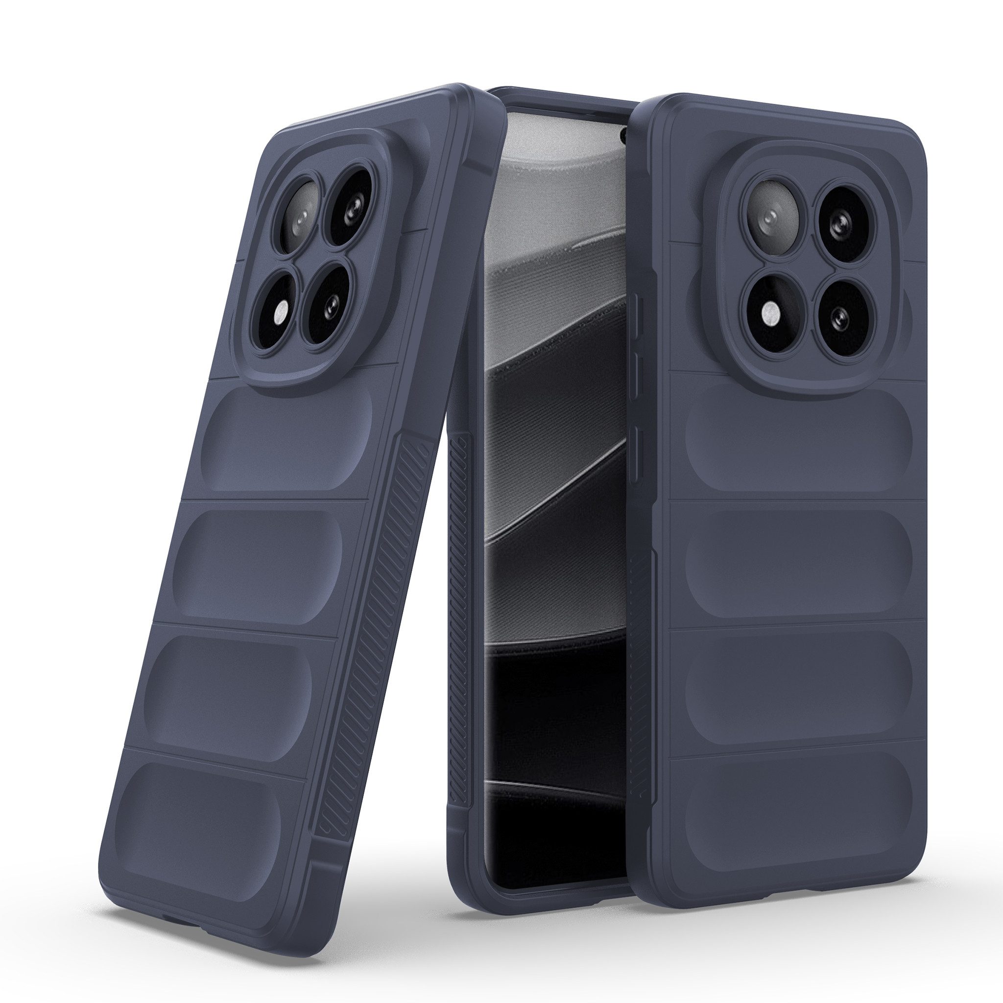 Tec-Expert Handyhülle Cover Hülle für Xiaomi Redmi Note 14 Pro+ 5G 6.67 Zoll, 6.67, Case mit Griffzonen und Mikrofaser Inlay