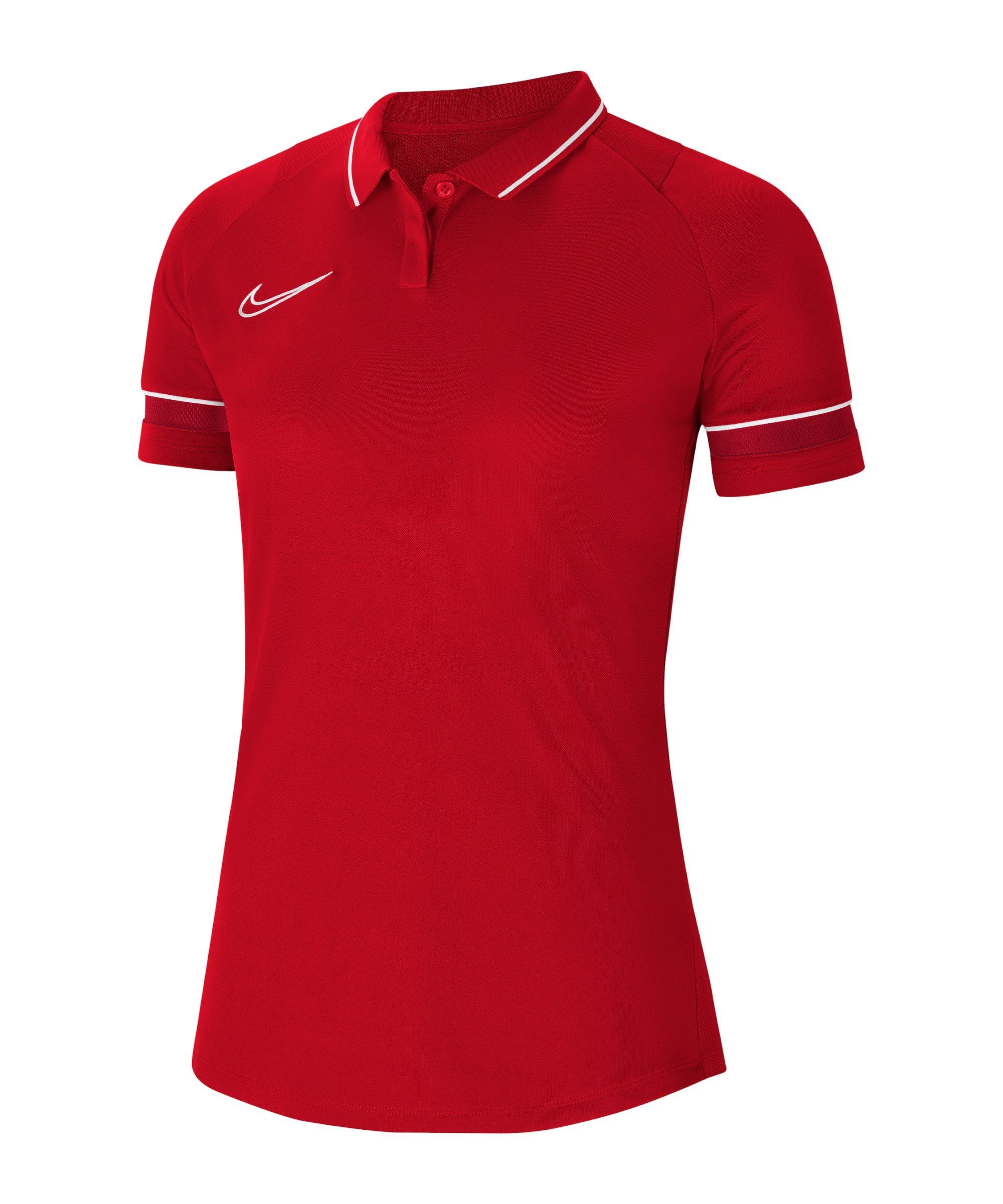 Nike Poloshirt Academy 21 Poloshirt Damen default rotweiss