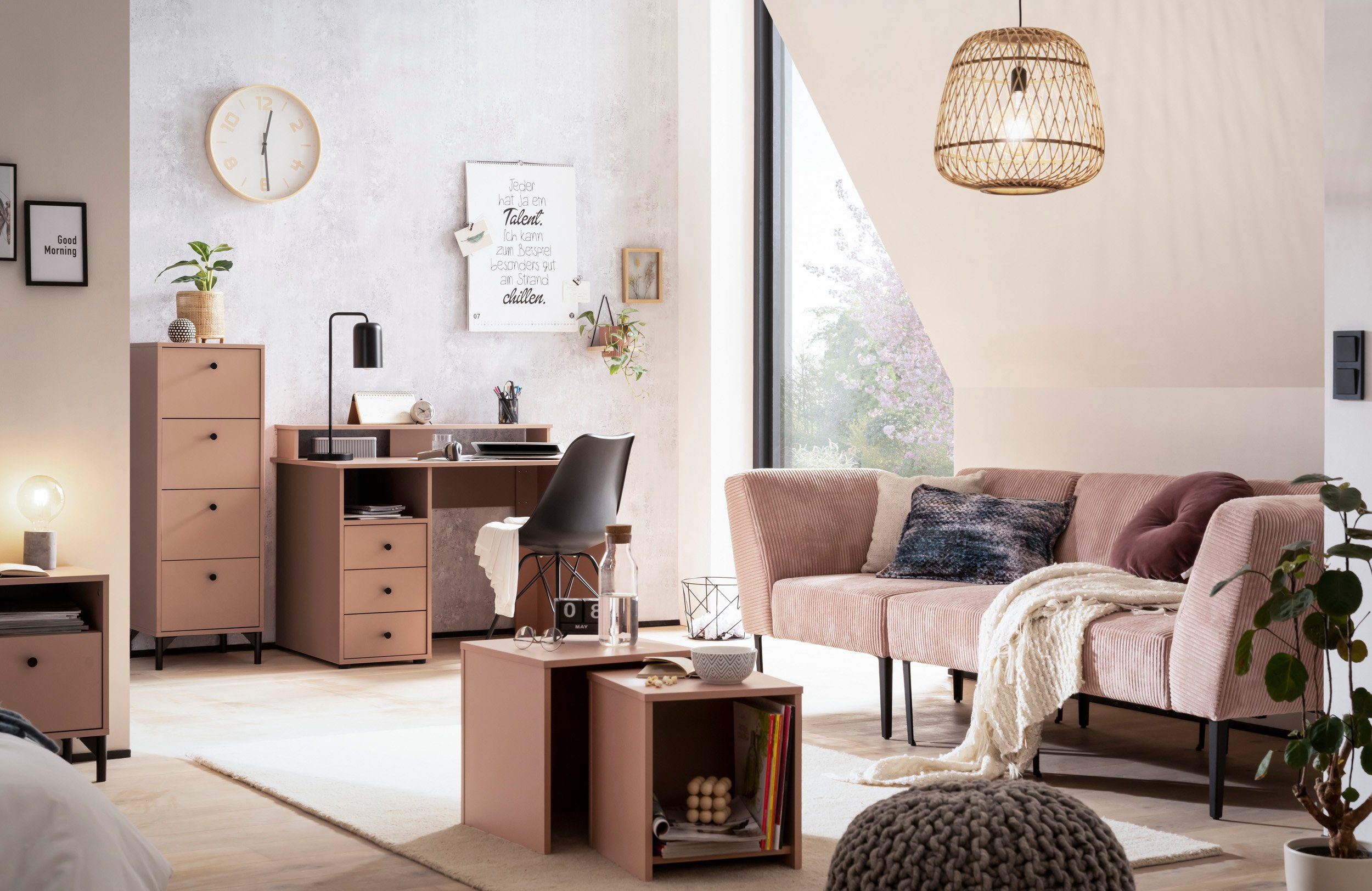 Schildmeyer Schreibtisch Smash, Breite 115 cm, 3 Schubladen mit Teilauszug günstig online kaufen