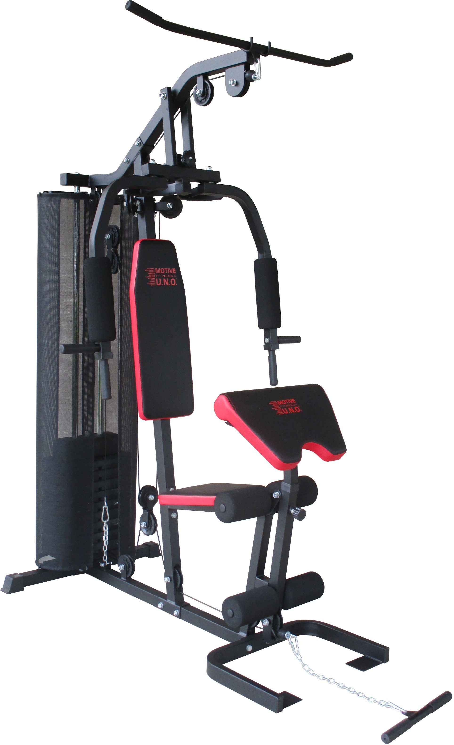 MOTIVE FITNESS by U.N.O. Kraftstation Multi-Gym Smart, 10 Gewichtsblöcke