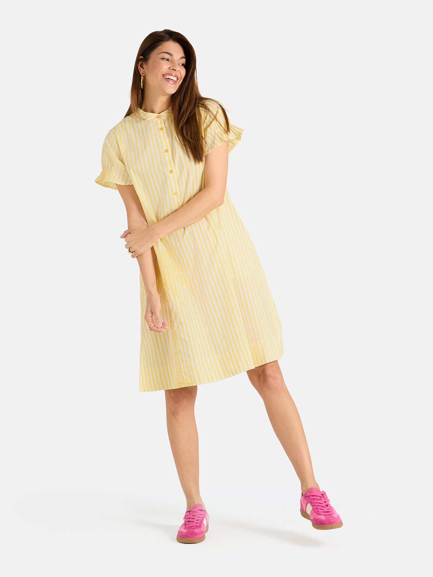 Lieblingsstück Sommerkleid CamilleL 77% Baumwolle, 20% Polyester, 3% Elasthan
