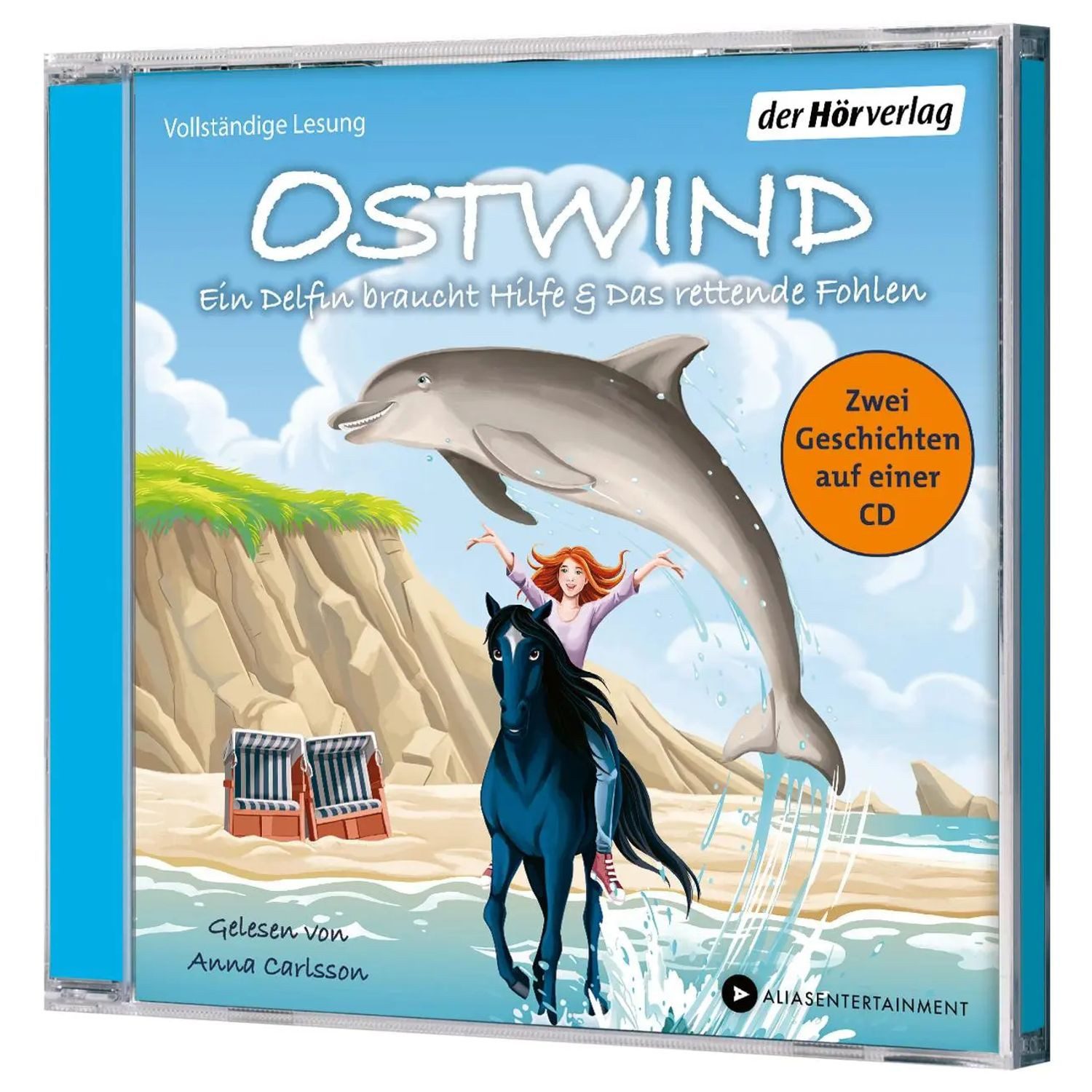 Der HörVerlag Hörspiel Ostwind. Ein Delfin braucht Hilfe & Das rettende Fohlen