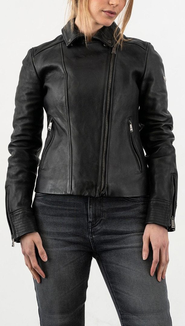 Rokker Motorradjacke Bonny Damen Motorrad Lederjacke