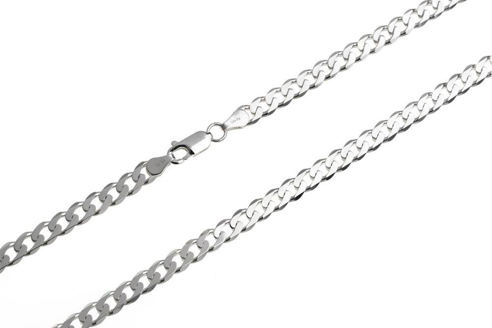 Silberkettenstore Silberkette Panzerkette 5mm - 925 Silber, Länge wählbar 3 günstig online kaufen