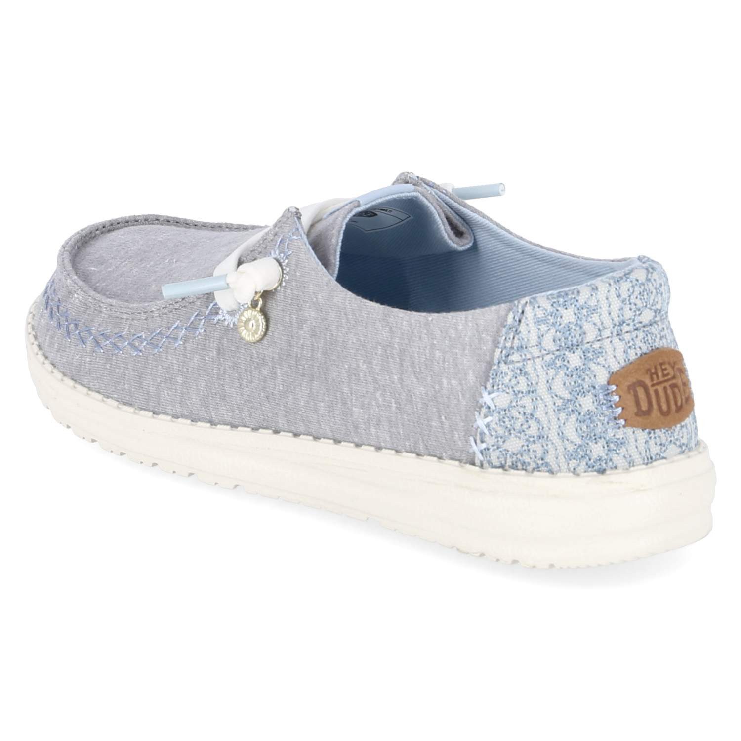 Hey Dude HeyDude HD45217-1XQ Damen Textil grey Schnürschuh