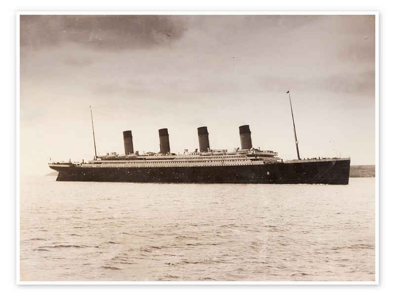 Posterlounge Poster Ken Welsh, RMS Titanic, Badezimmer Maritim Fotografie