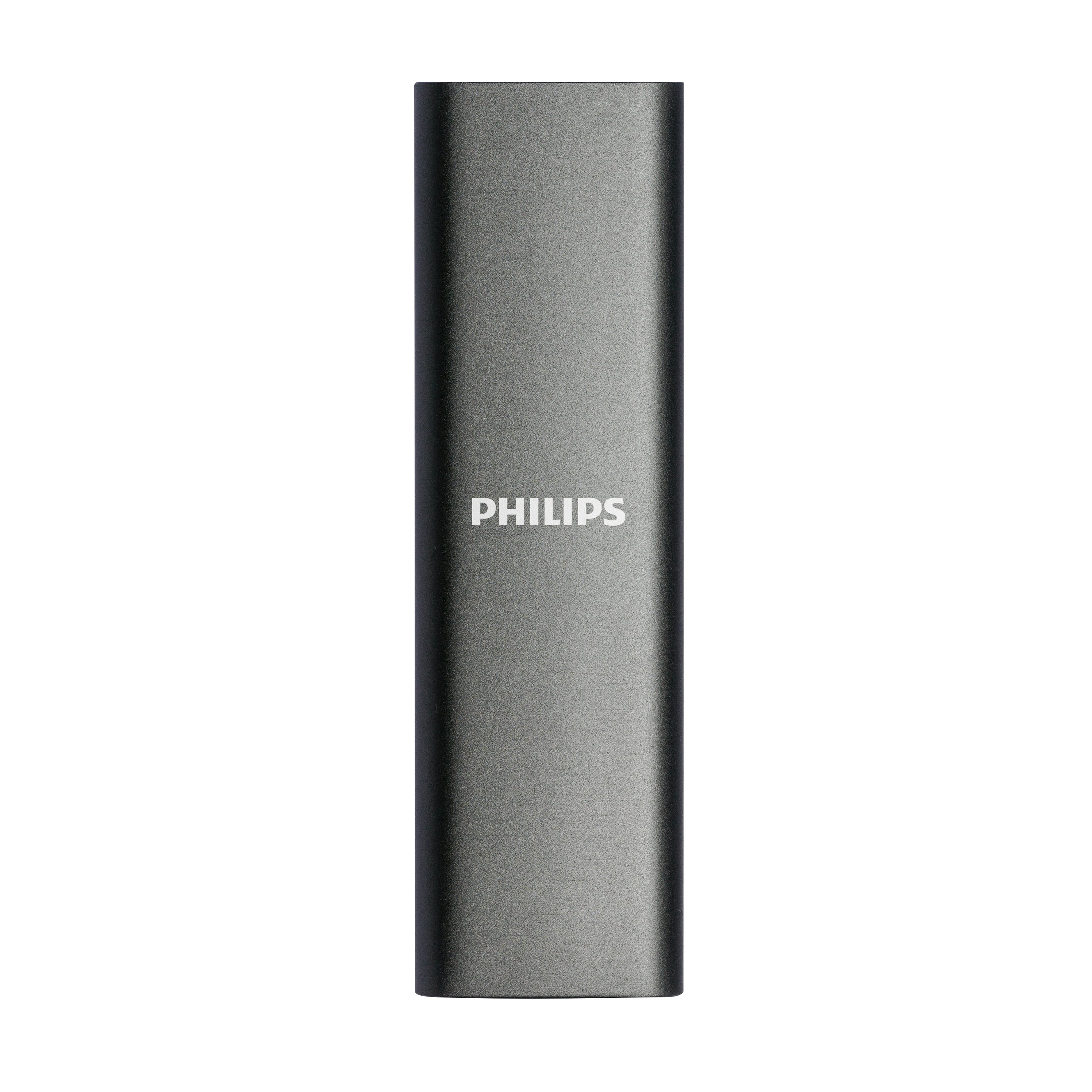 Philips FM02SS030P/00 Aluminium - MB/S Speed 550 3.2 TB) Space SATA" - 520 USB-C externe - Ultra SSD Grey MB/S (2 Schreibgeschwindigkeit, Lesegeschwindigkeit