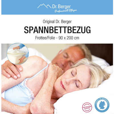 Inkontinenzauflage Spannbettbezug Frottee / Folie Dr. Berger