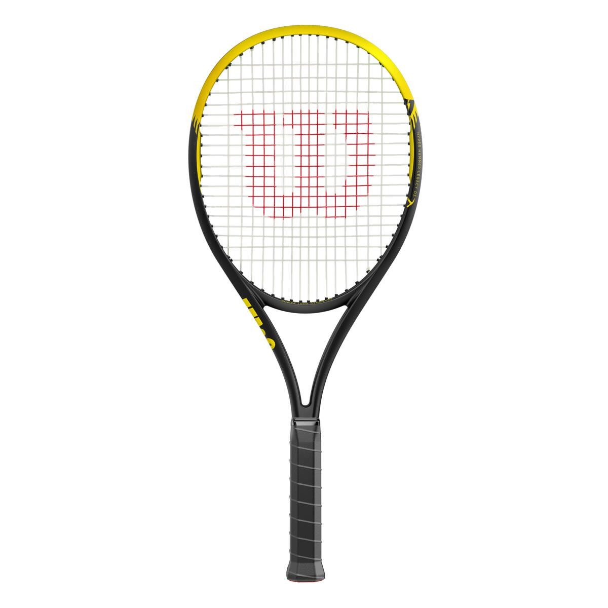 Wilson Tennisschläger Hyper Hammer Legacy Mid 103in/249g schwarz/gelb - besaitet
