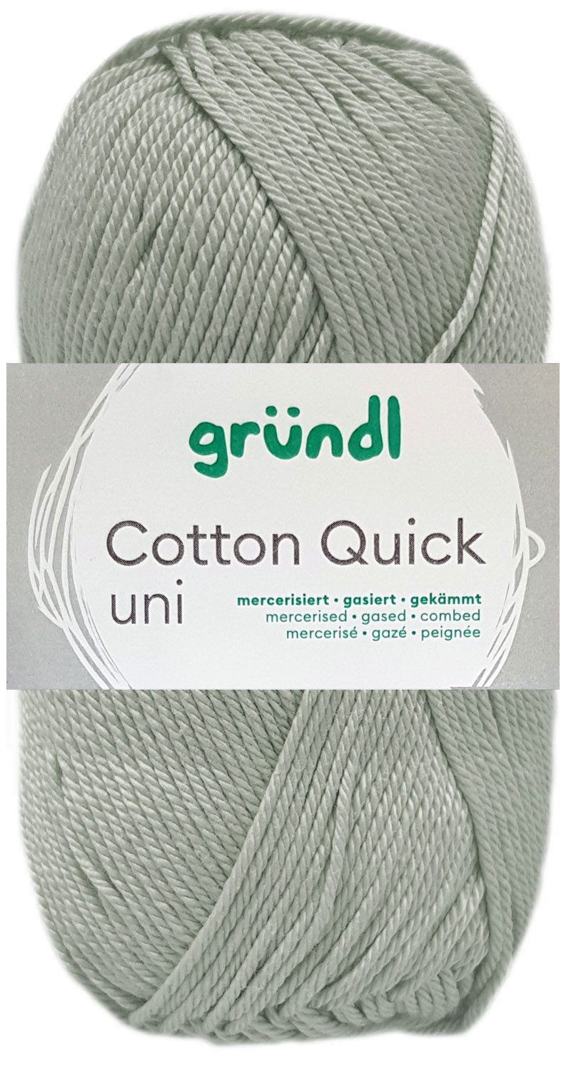 Gründl 50 Gramm Gründl Cotton Quick Uni Farbauswahl Häkelwolle