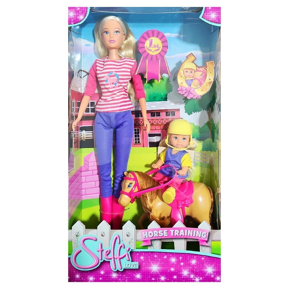 Babypuppe Simba Steffi Love Horse Training 29 cm