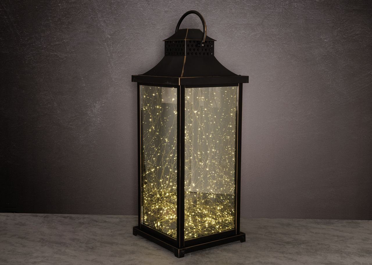 Trend Line LED-Christbaumkerzen TrendLine LED Laterne schwarz 70 x 30 cm günstig online kaufen