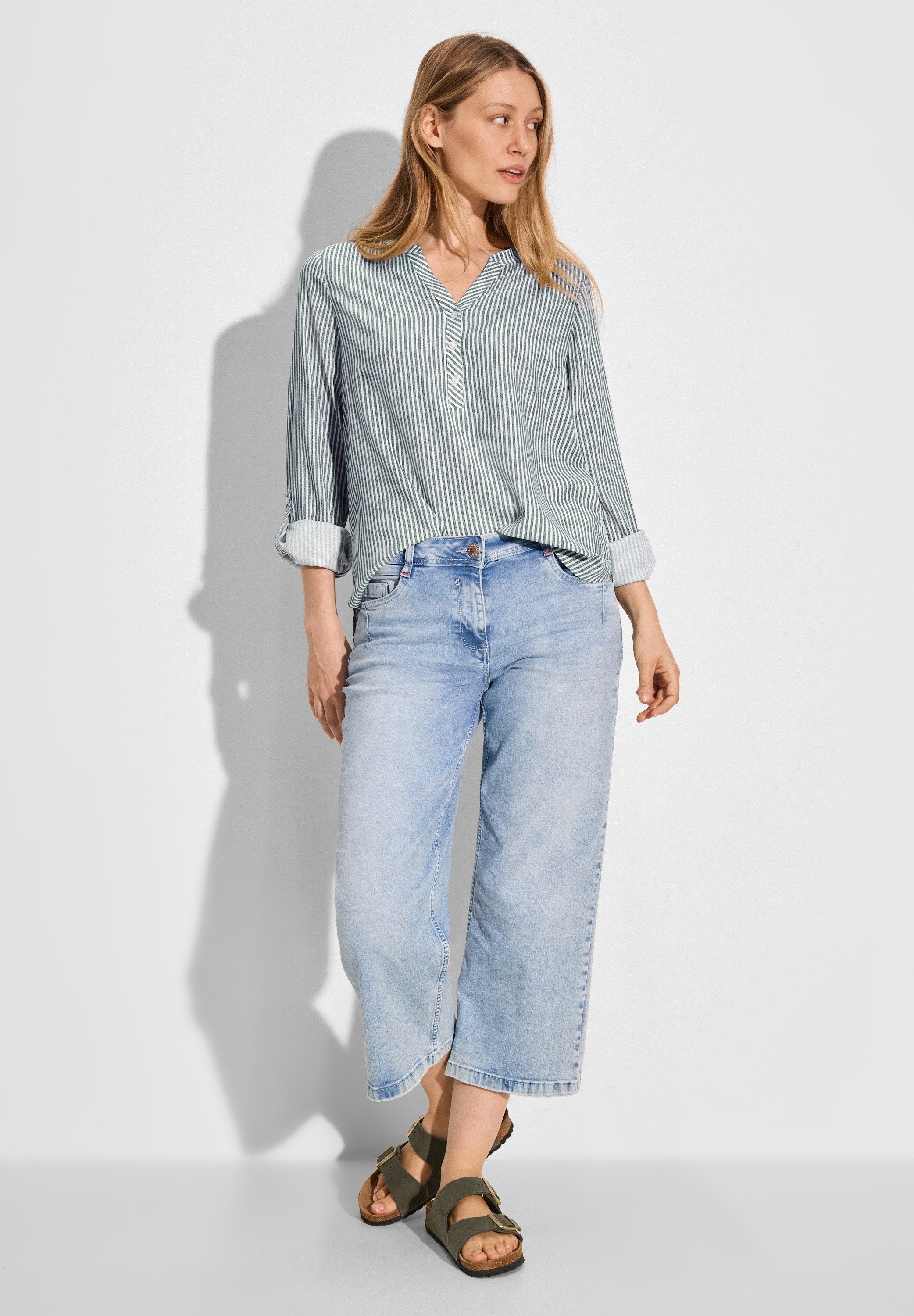 CECIL Langarmbluse aus softer Viskose