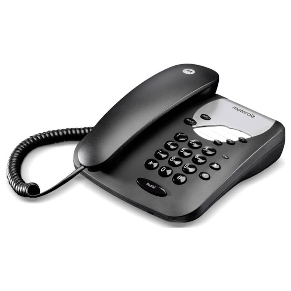 Motorola Corded Phone Schwarz 107CT1BLACK Schnurloses DECT-Telefon
