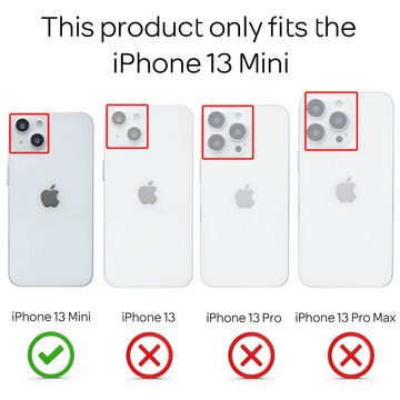 Nalia Smartphone-Hülle Apple iPhone 13 Mini, Klare 360 Grad Hülle / Rundumschutz / Transparent / Displayschutz Case