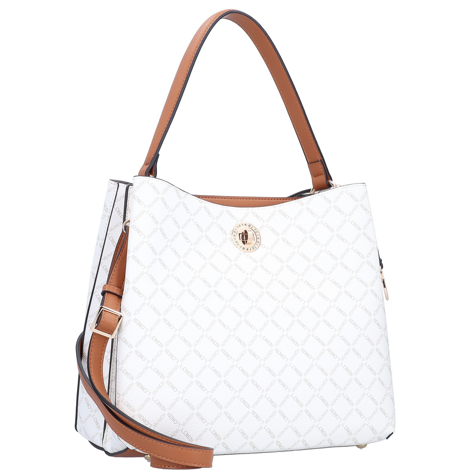 L. CREDI Schultertasche Filiberta, Kunstleder günstig online kaufen