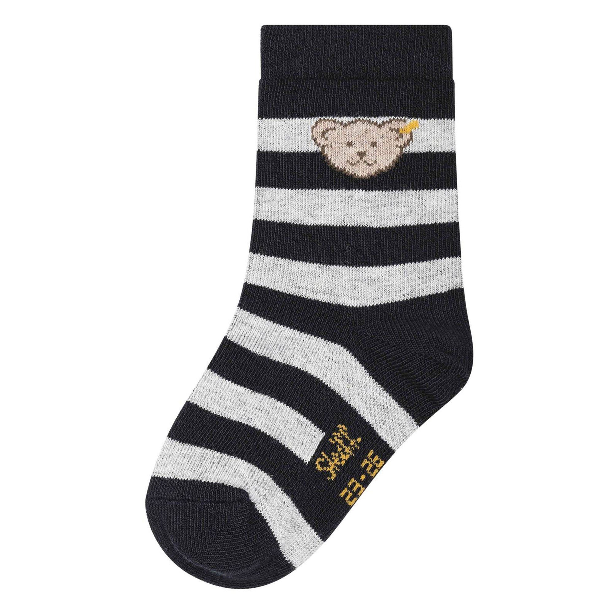 Steiff Freizeitsocken Unisex Socken 2er Pack Baumwolle (Packung, 2er Pack)