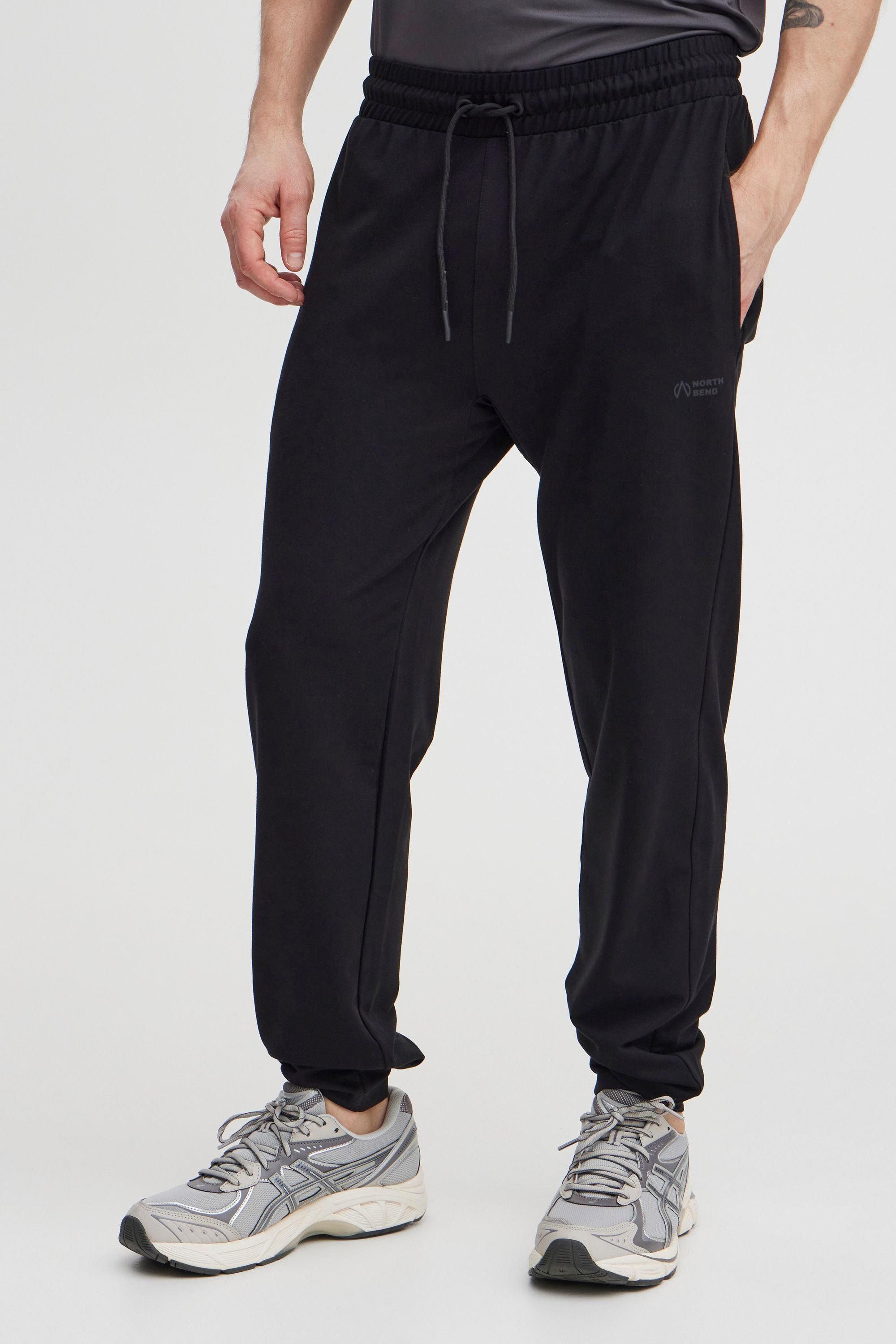 North Bend Jogginghose NBBraidy M Sweat Pants sportliche Sweatpants mit Logoprint