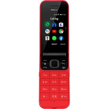 Nokia 2720 4GB - Handy - rot Smartphone (2,8 Zoll, 4 GB Speicherplatz)