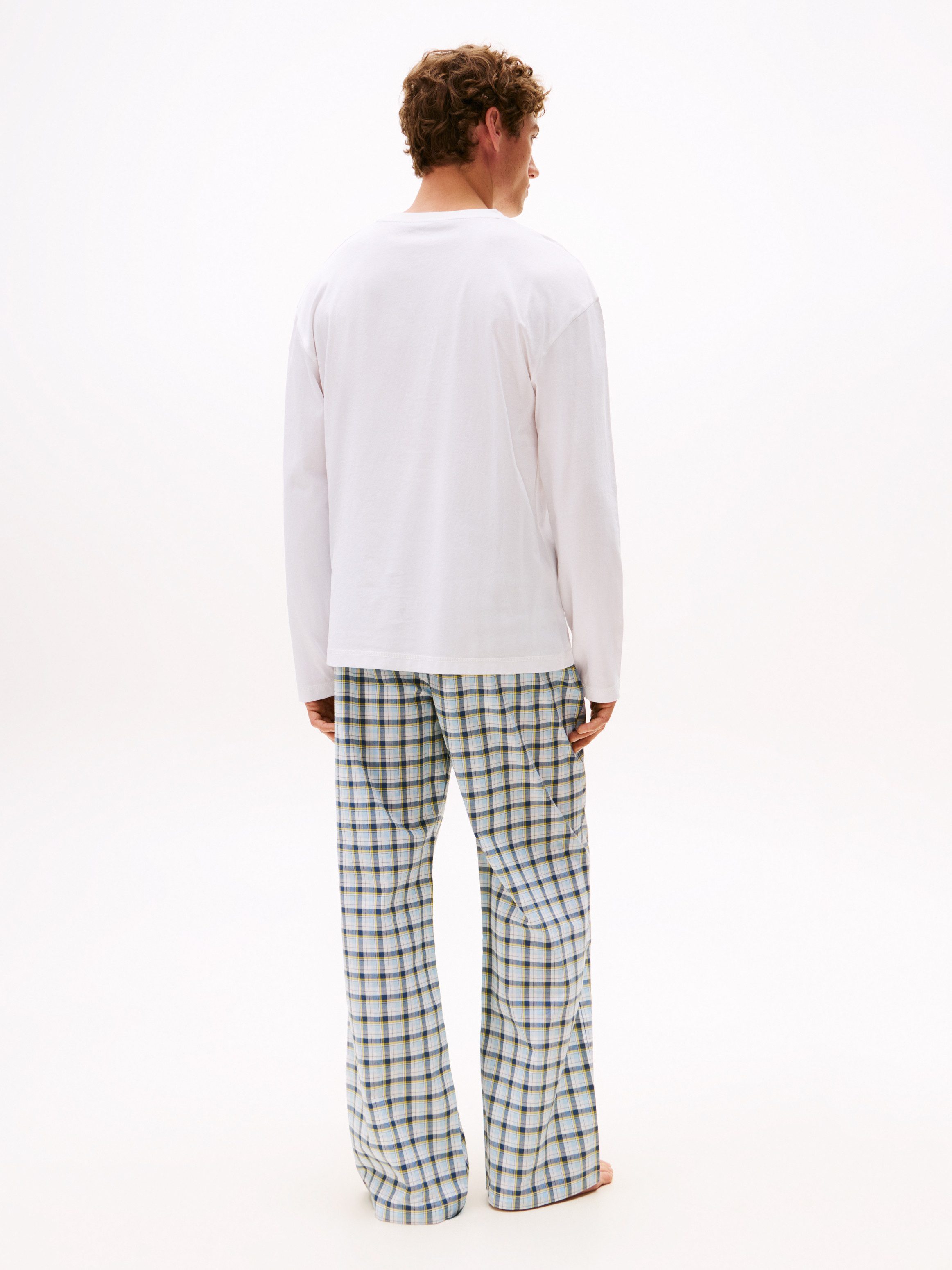 Tommy Hilfiger Underwear Pyjama LS WOVEN Pyjama SET PRINT (2 tlg) mit Rundh günstig online kaufen