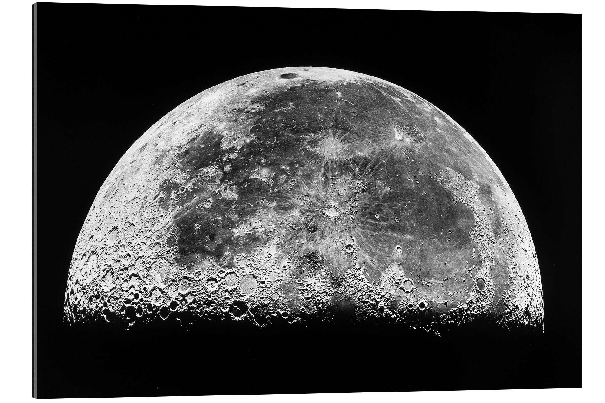 Posterlounge XXL-Wandbild NASA, Der Mond, Schlafzimmer Fotografie