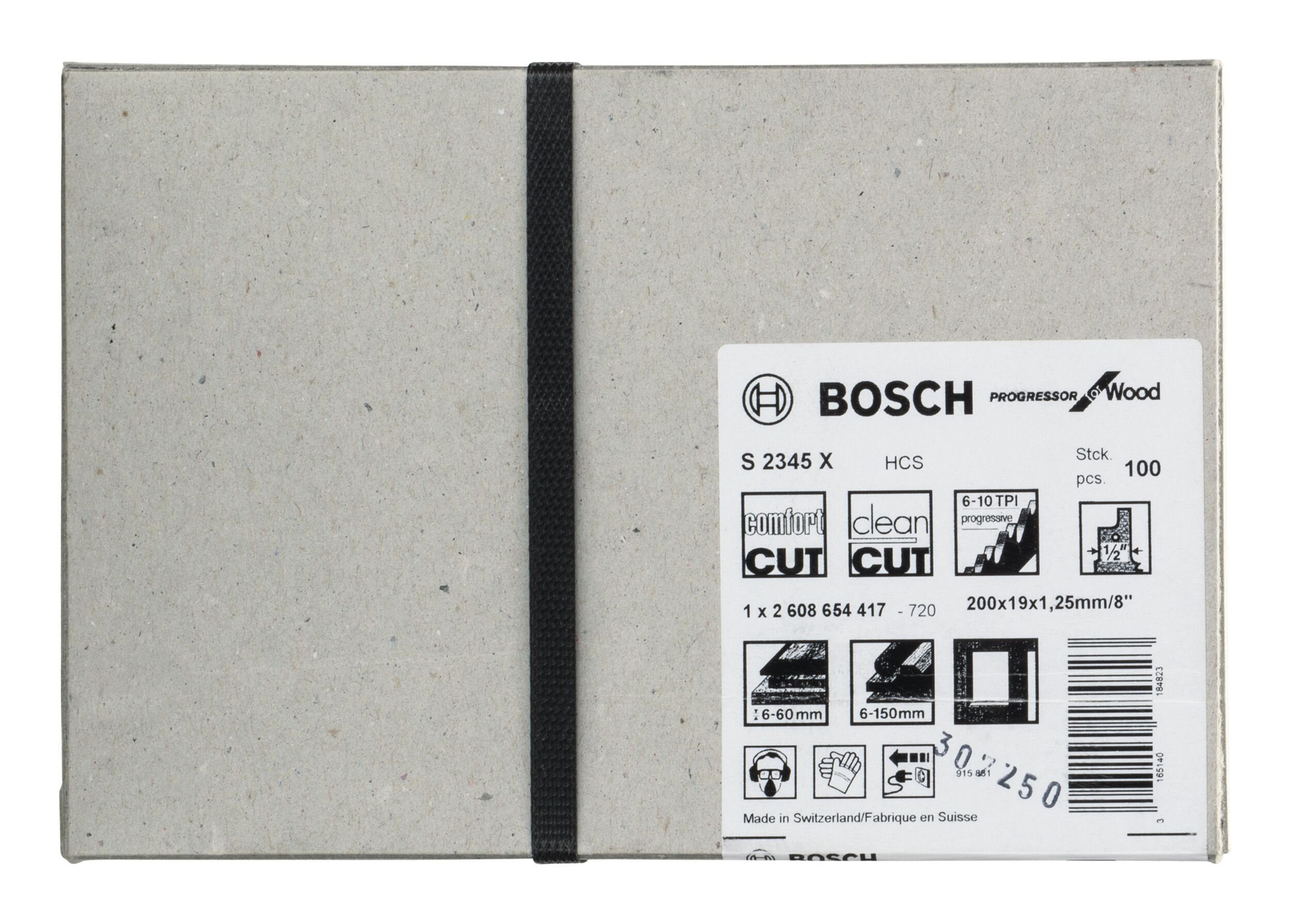 BOSCH Säbelsägeblatt Progressor (100 Stück), 2345 X - S 100er-Pack for Wood