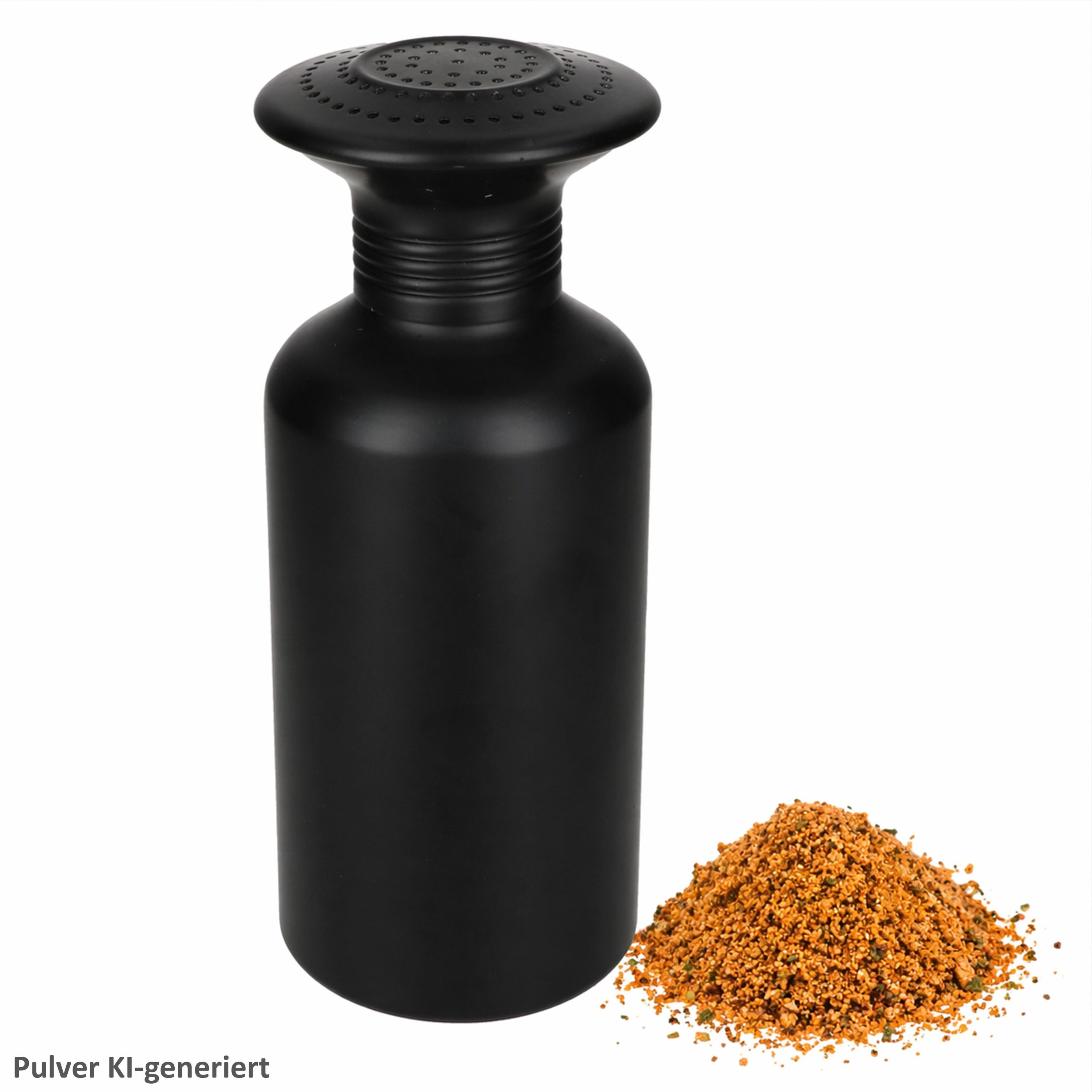 MamboCat Salz- / Pfefferstreuer MamboCat Pommes-Salzstreuer Aluminium schwarz Gewürzstreuer