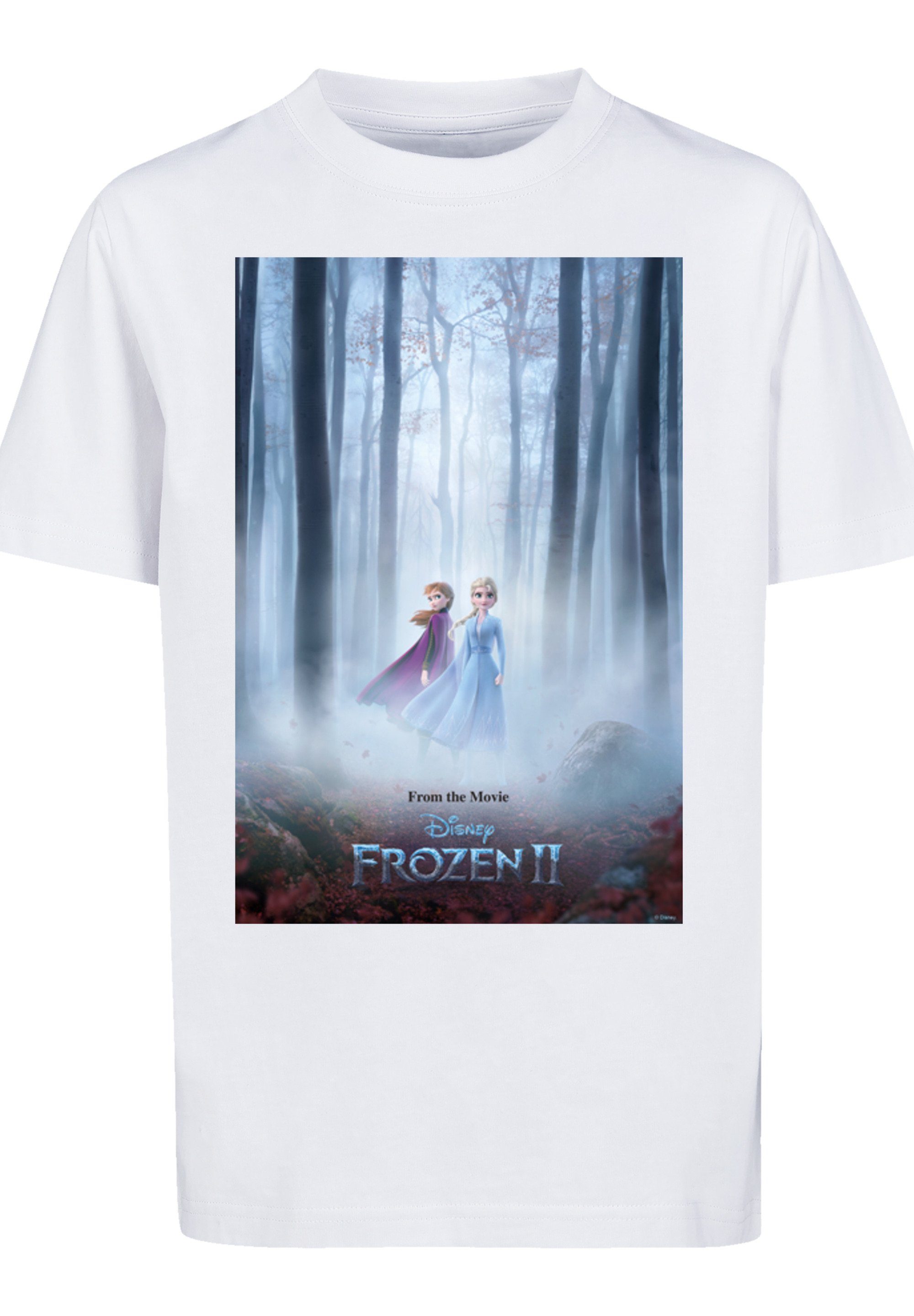 Kurzarmshirt Kinder F4NT4STIC Kids 2 Frozen with (1-tlg) Basic Poster Tee Disney Movie