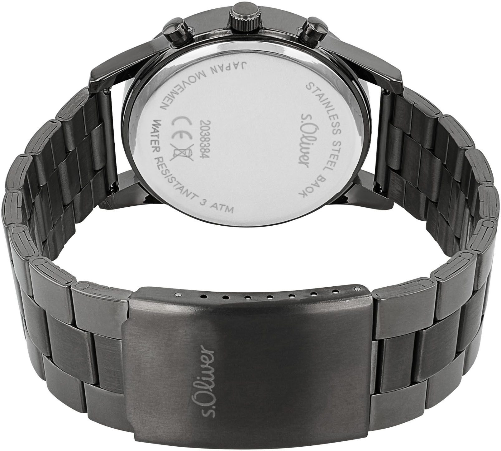 s.Oliver Chronograph 2038384, Armbanduhr, Quarzuhr, Herrenuhr, Stoppfunktio günstig online kaufen