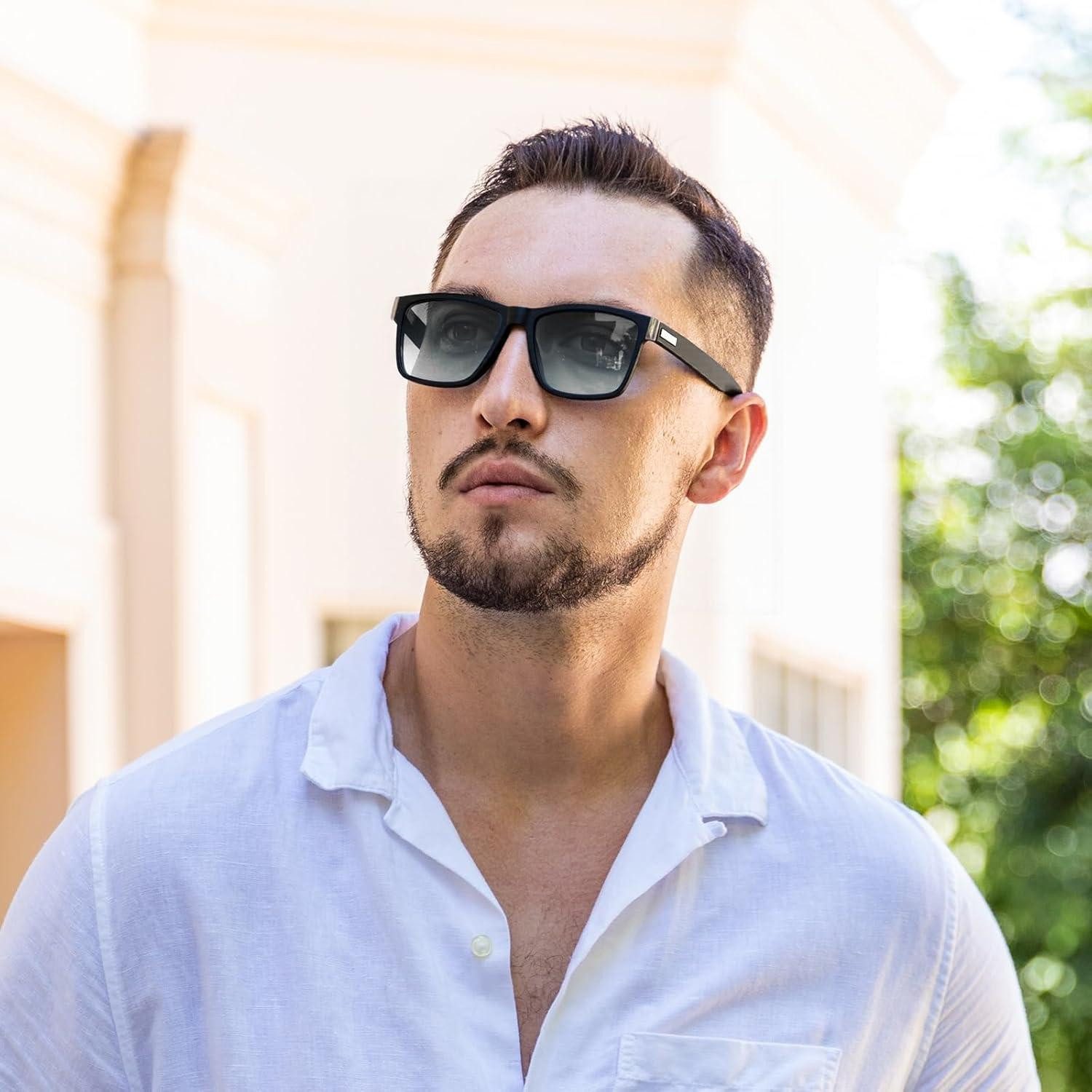 LuxusKollektion Sonnenbrille Sonnenbrille Herren Polarisiert UV400 Polbrille Autofahren Space Grau