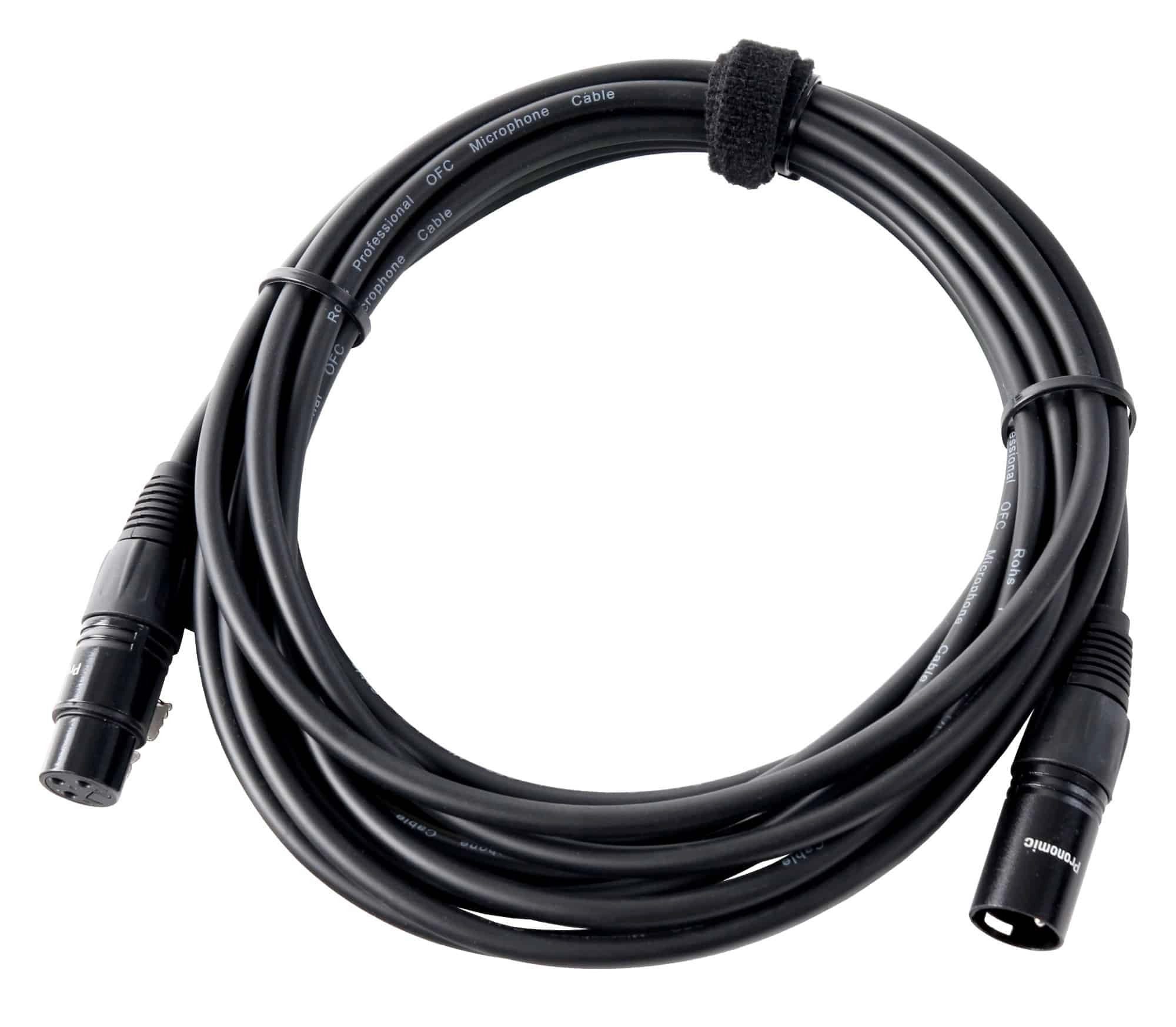 Pronomic XFXM-5 Mikrofonkabel XLR 5m Kabeltrommel günstig online kaufen