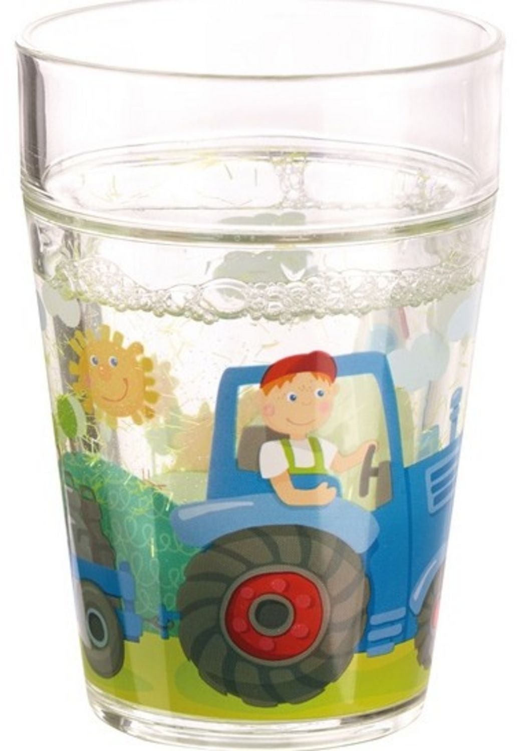 Haba Spiel Glitzerbecher Traktor