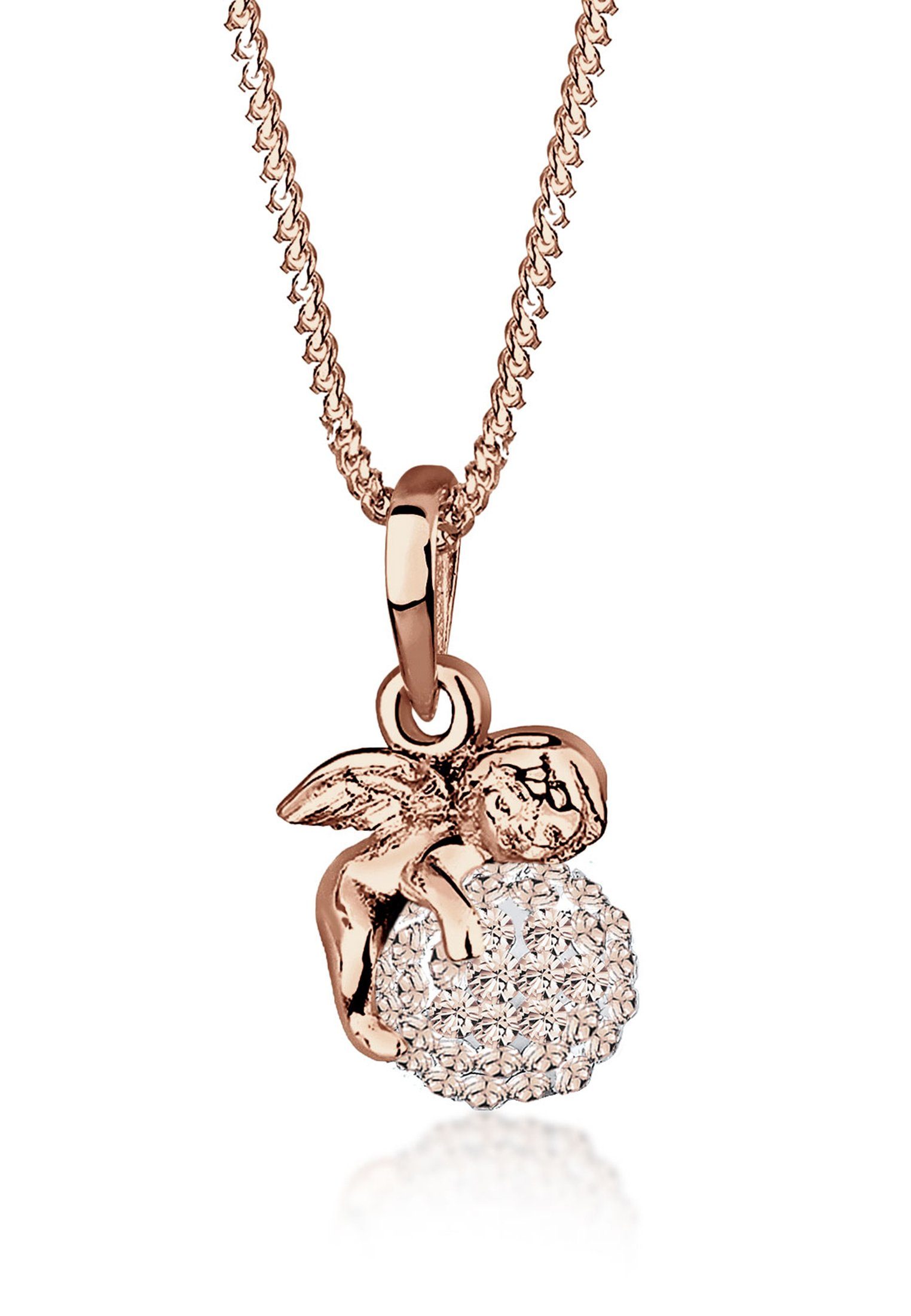 Elli Kette mit Anhänger Engel Glas günstig online kaufen