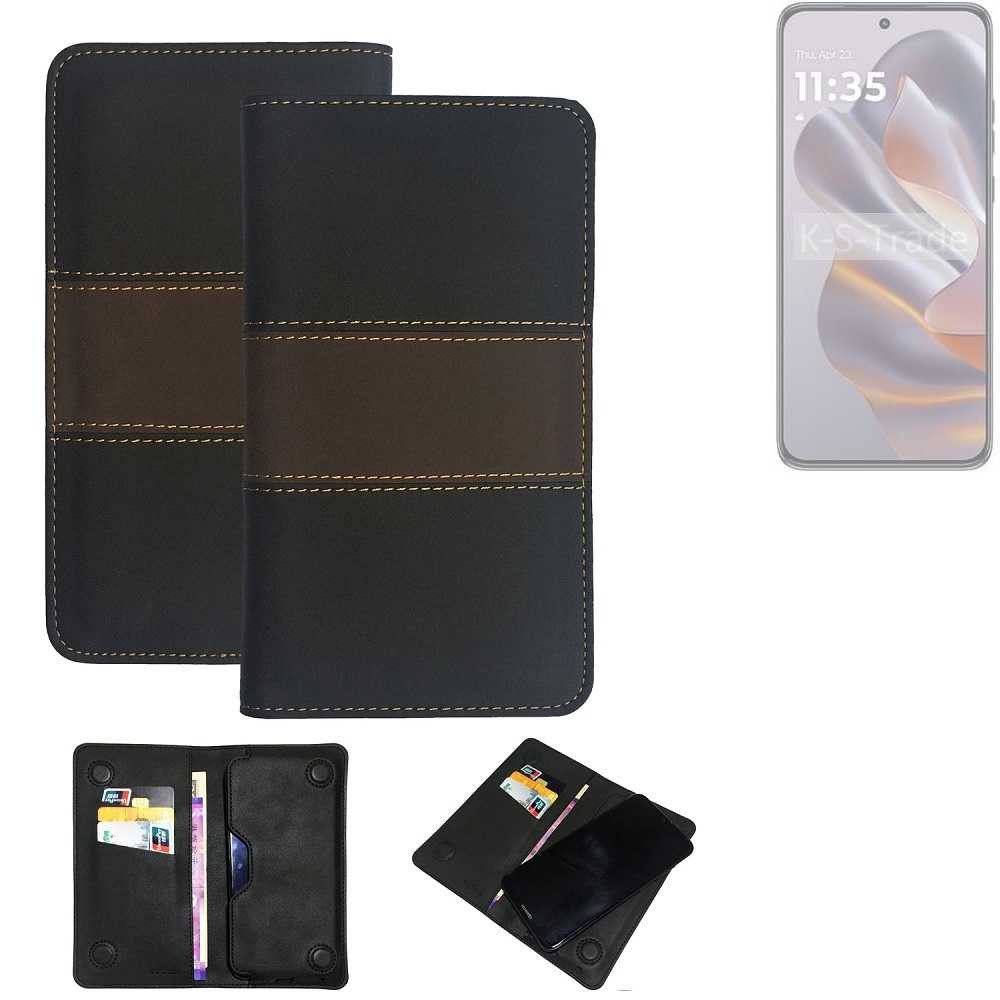 K-S-Trade Handyhülle für Motorola Edge 50 Neo, Hülle Handyhülle Schutzhülle Walletcase Bookstyle Tasche Schutz