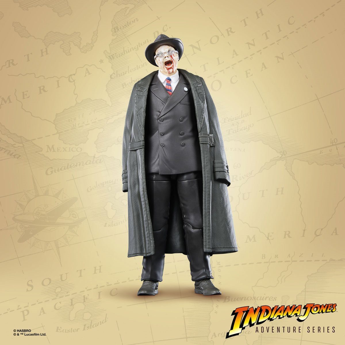 Hasbro Actionfigur Indiana Jones Adventure Series ROTLA Arnold Toht Actionfigur