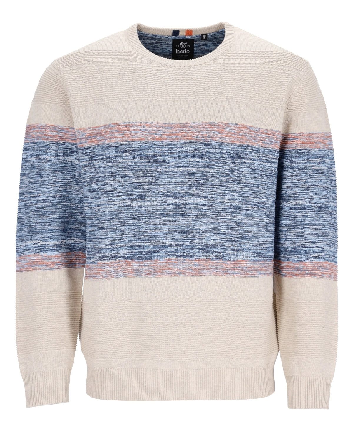 Hajo Rundhalspullover Rundhalspullover in Strukturmix mit Effektgarn günstig online kaufen