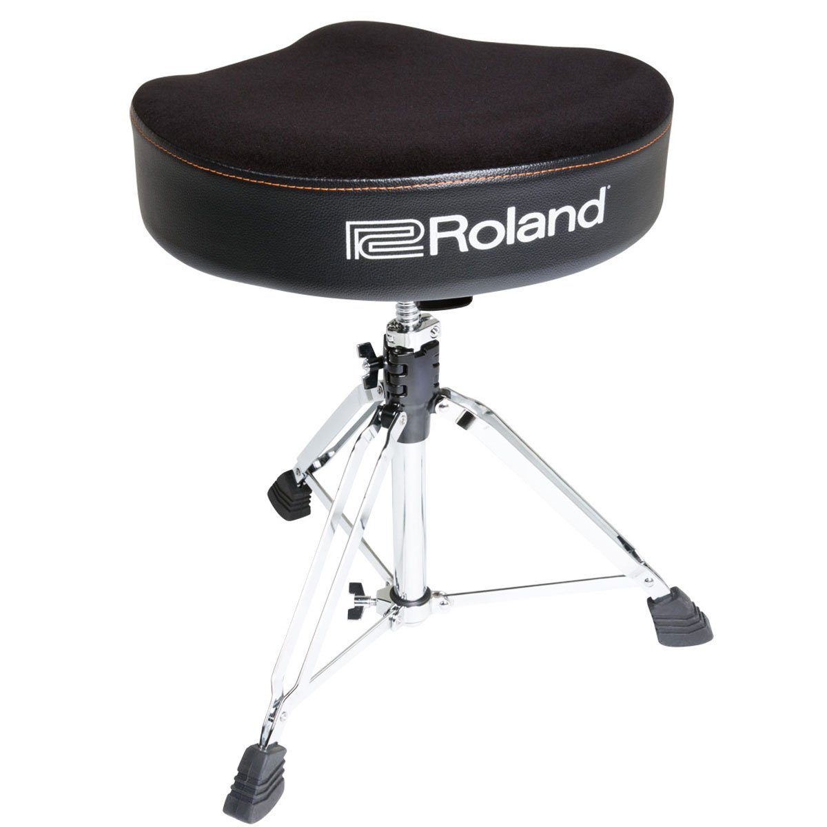 Roland Audio Schlagzeughocker RDT-S Drumhocker Sattelsitz (kompletthocker), doppelstrebig