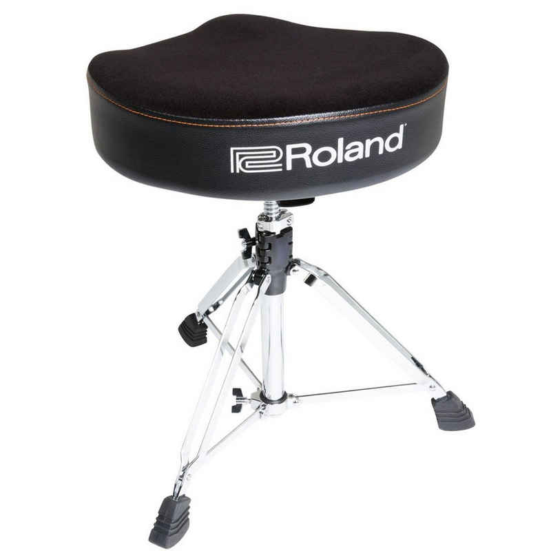 Roland Audio Schlagzeughocker RDT-S Drumhocker Sattelsitz (kompletthocker), doppelstrebig