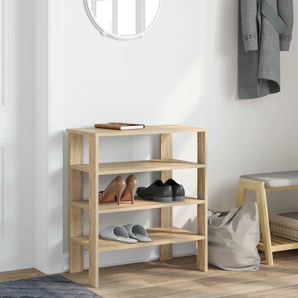 vidaXL Schuhregal Schuhregal Sonoma-Eiche 61x32x70 cm günstig online kaufen